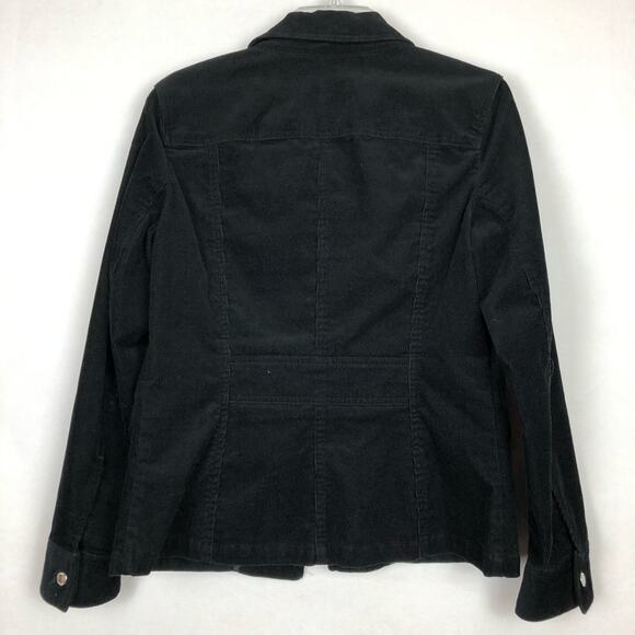 Jones New York Women's Button Down Black Corduroy Jacket Size Small - Picture 2 of 4